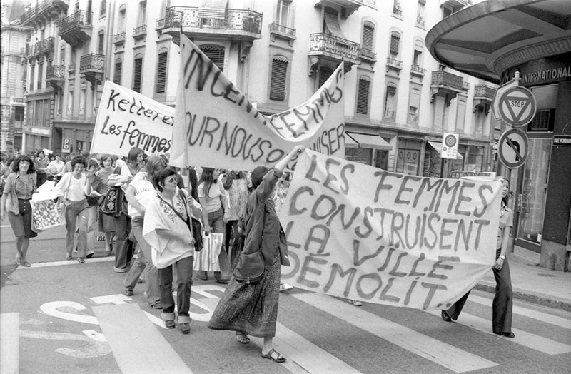 Genève au fil du temps: Manifestations féministes