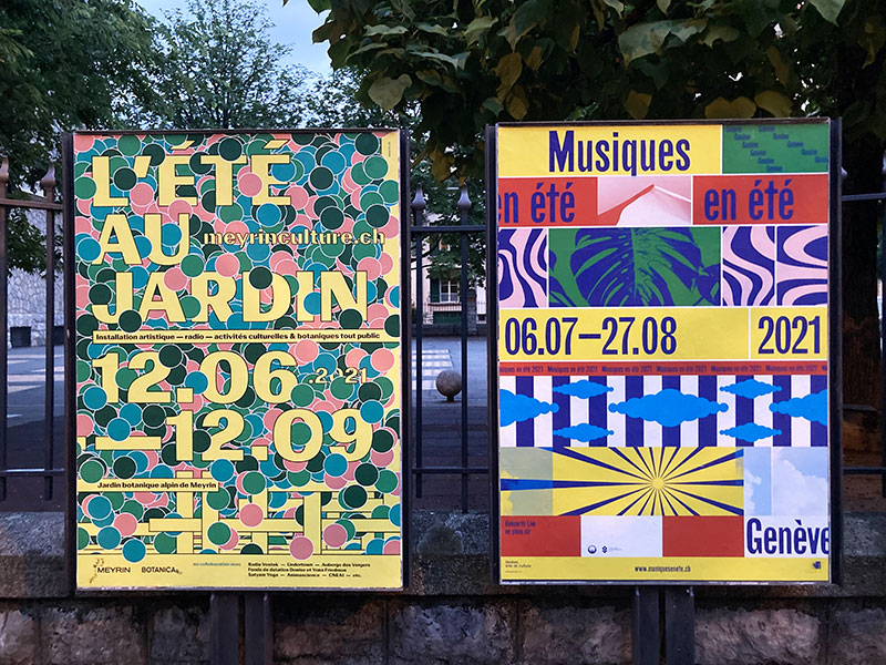 Affiches au vert: parcs et jardins