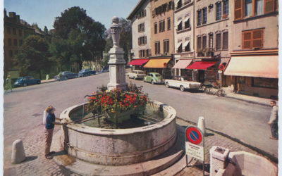 Genève au fil du temps: Stationnement au Bourg-de-Four