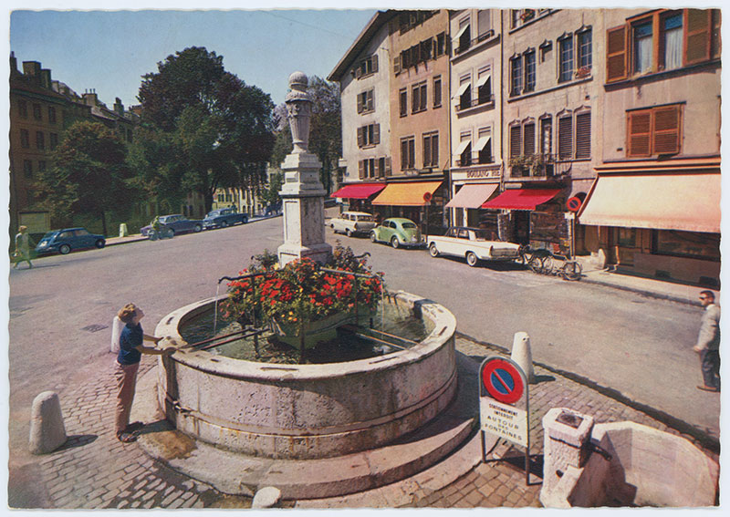 Genève au fil du temps: Stationnement au Bourg-de-Four