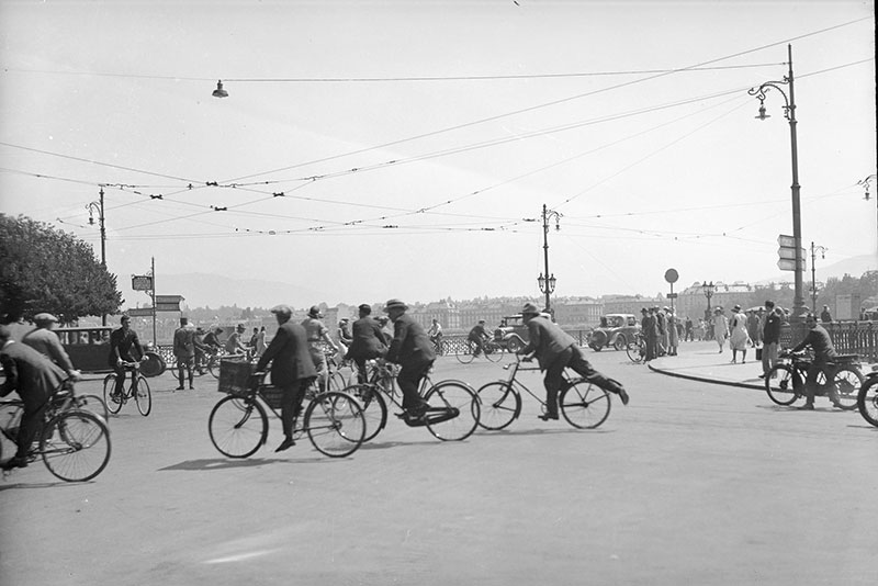Genève au fil du temps: Les vélos, un retour aux sources?